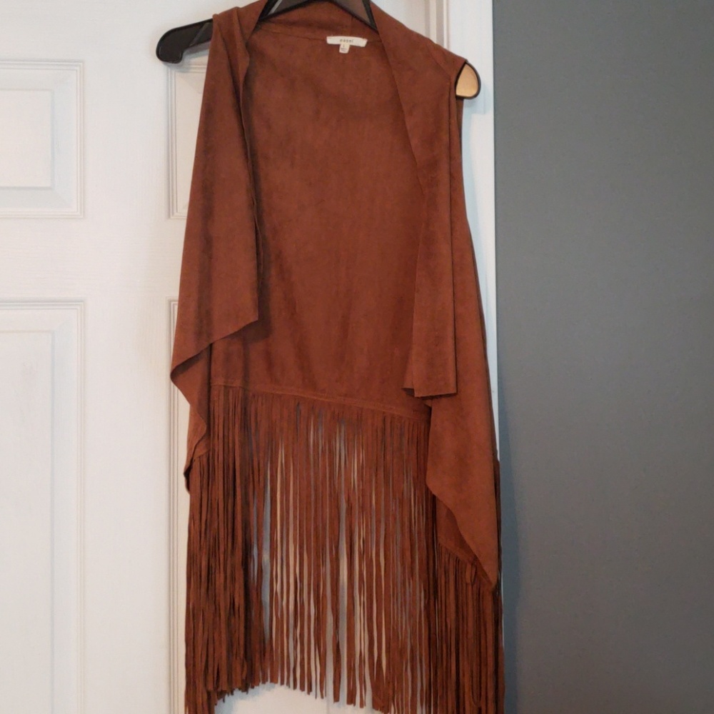 Suede vest